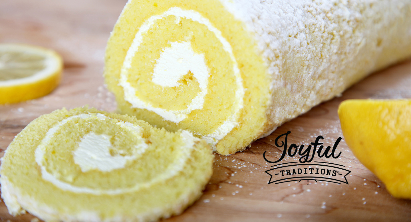 Lemon Creme Cake Roll